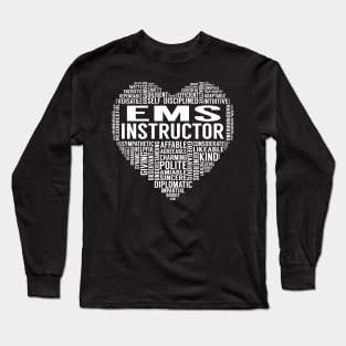 Ems Instructor Heart Long Sleeve T-Shirt